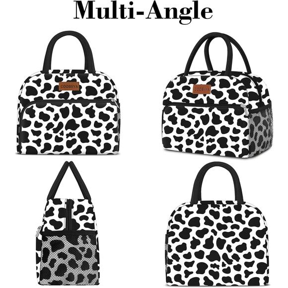 Coobiiya Lunch Bag Insulated Cooler Cowprint - Picture 1 of 3